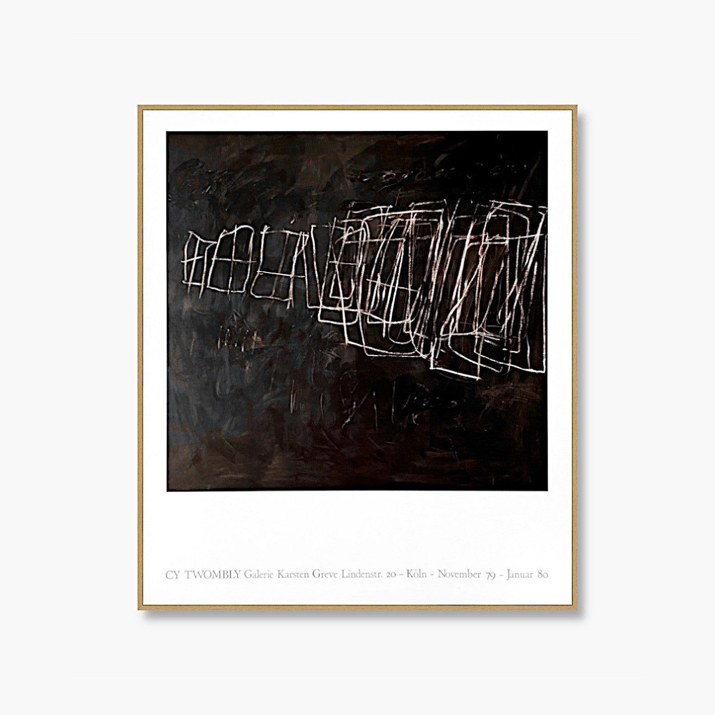 Cy Twombly サイトゥオンブリー アート インテリア 額装済み-