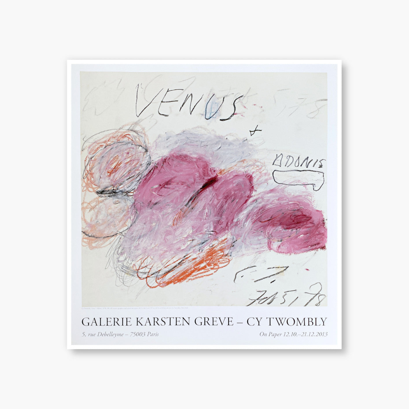 Cy Twombly サイ・トゥオンブリー 2011 ポスター ※2022年版 twispwa.com