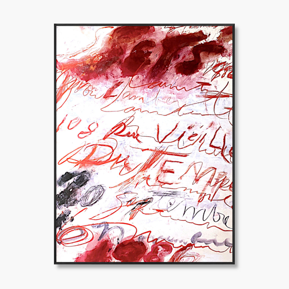 最終値下げ新品特注額装済みCY TWOMBLY サイ・トゥオンブリーポスター⑥-