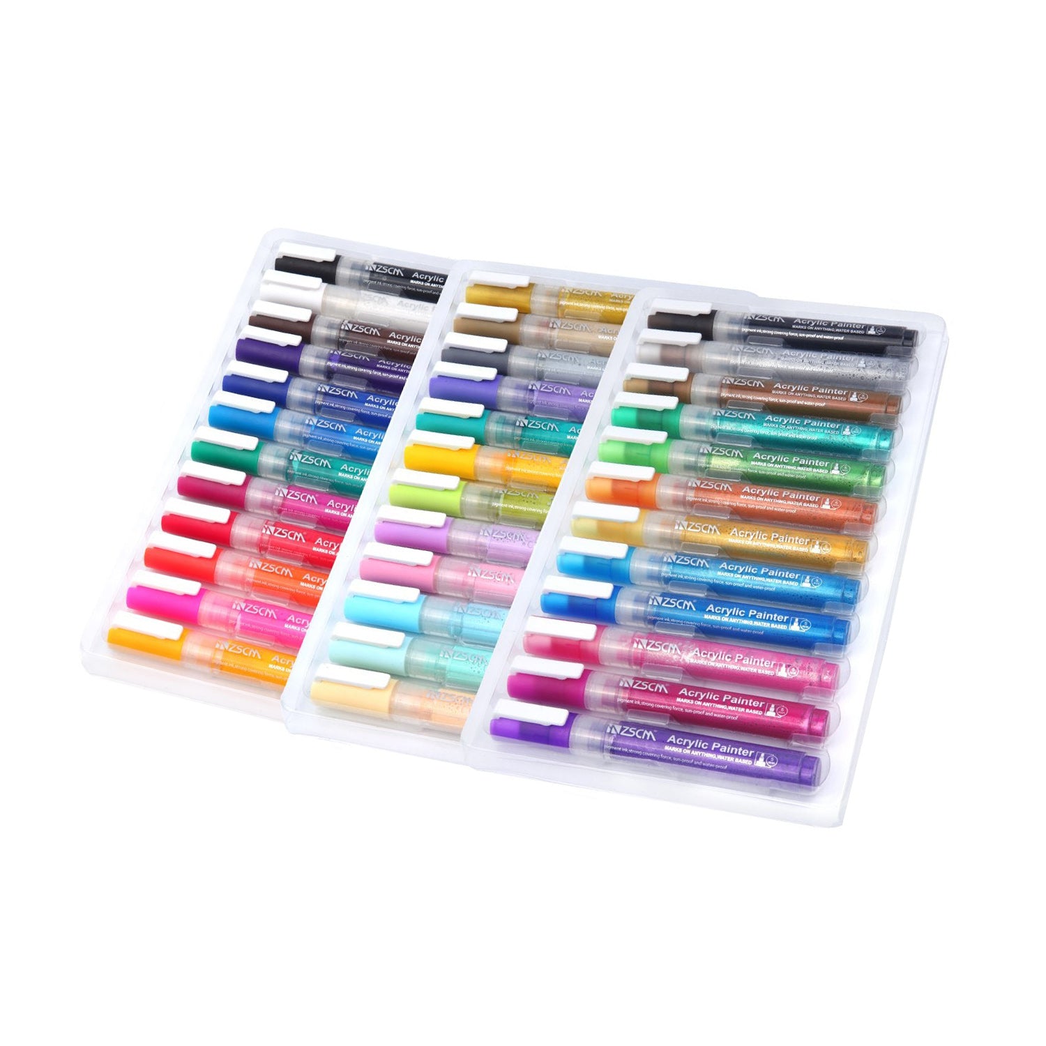 Acrylic markers-56 Colors – Zscm The world of painting art, art ...