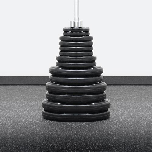 Element 300LBS VIRGIN RUBBER GRIP
OLYMPIC WEIGHT SET WITH BAR