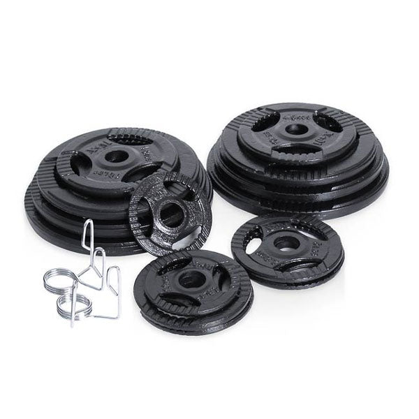 xm fitness olympic weight set with bar