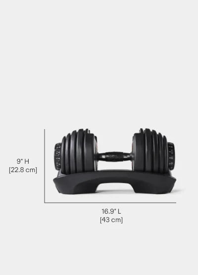 Dumbbell Side Dimensions