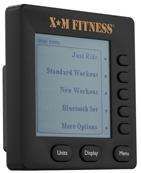 Xm fitness erg bike console