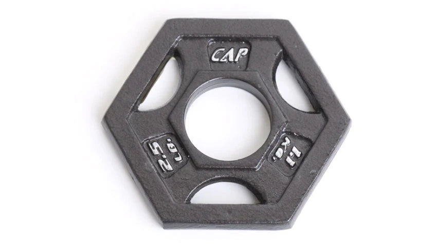 hexagonal weight plate