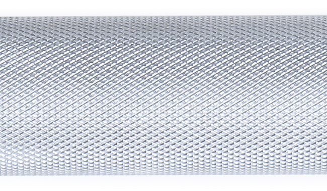 Olympic Bar Knurling Detail