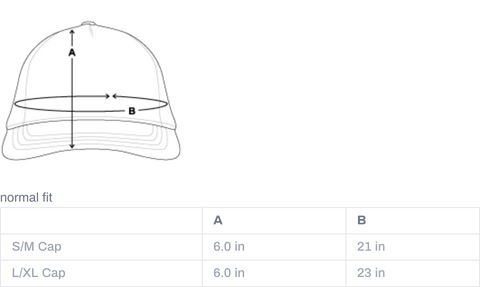 MAG Signature Sound | Baseball Cap Size Chart