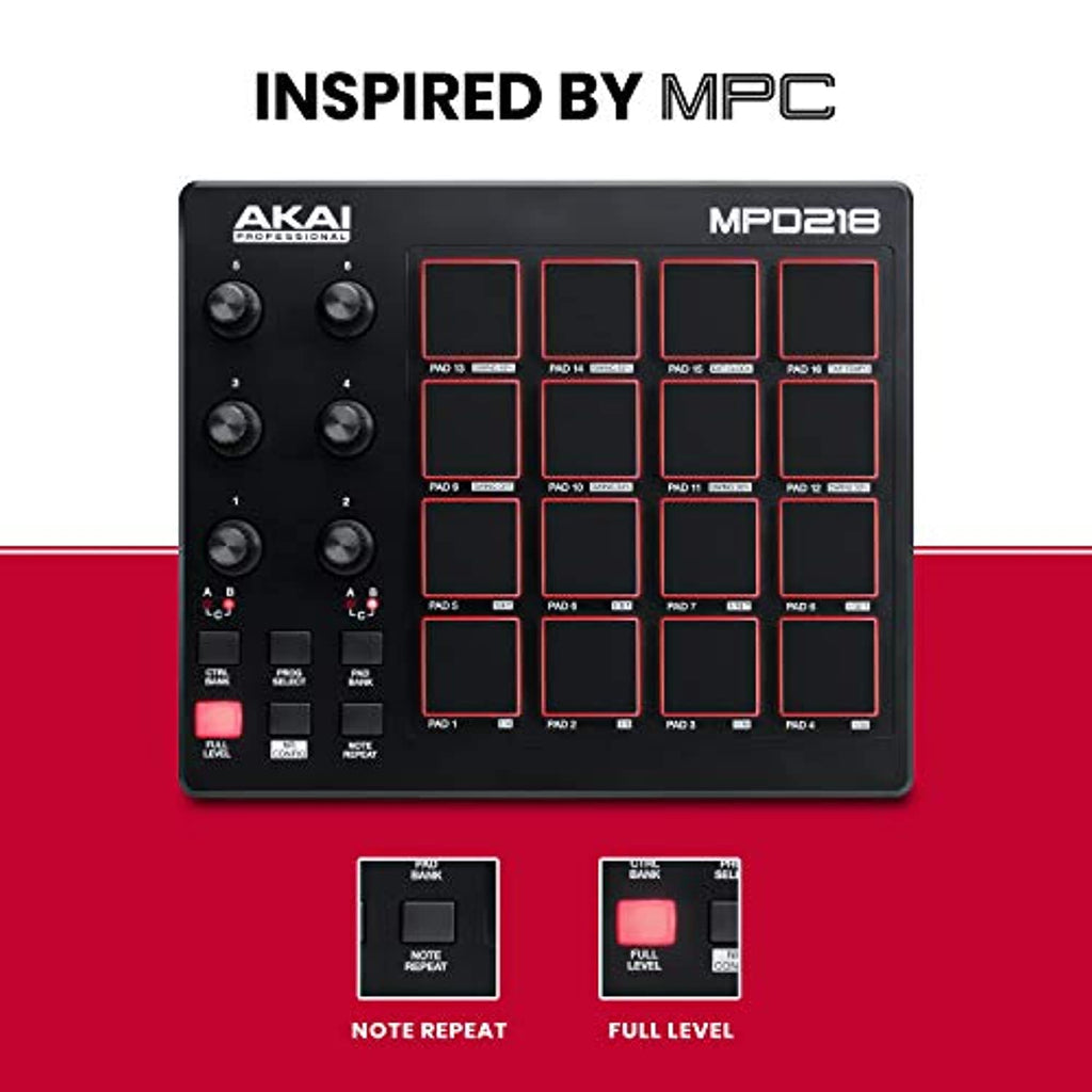 akai pro mpd218