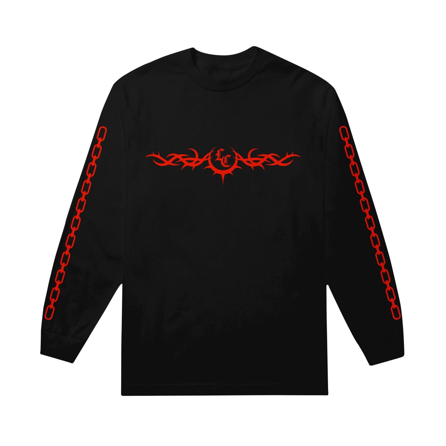 Tribal Black Long Sleeve Tee - Lilith Czar product image