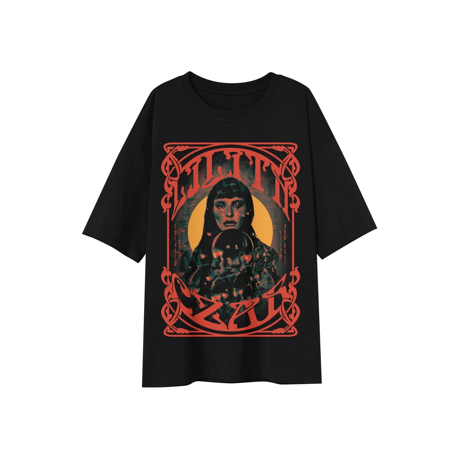 Crystal Ball Black Tee - Lilith Czar product image