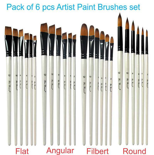60pcs Assorted Round Paint Foam Sponge Brush Set Painting Tools, Brush Set  - Great for Kids Arts and Crafts, Stencils, Painting