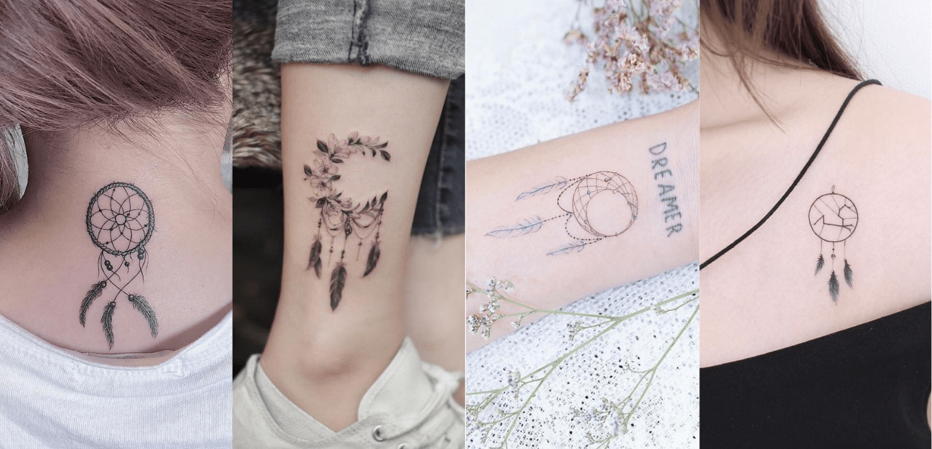 Tatouage Attrape-rêve Discret