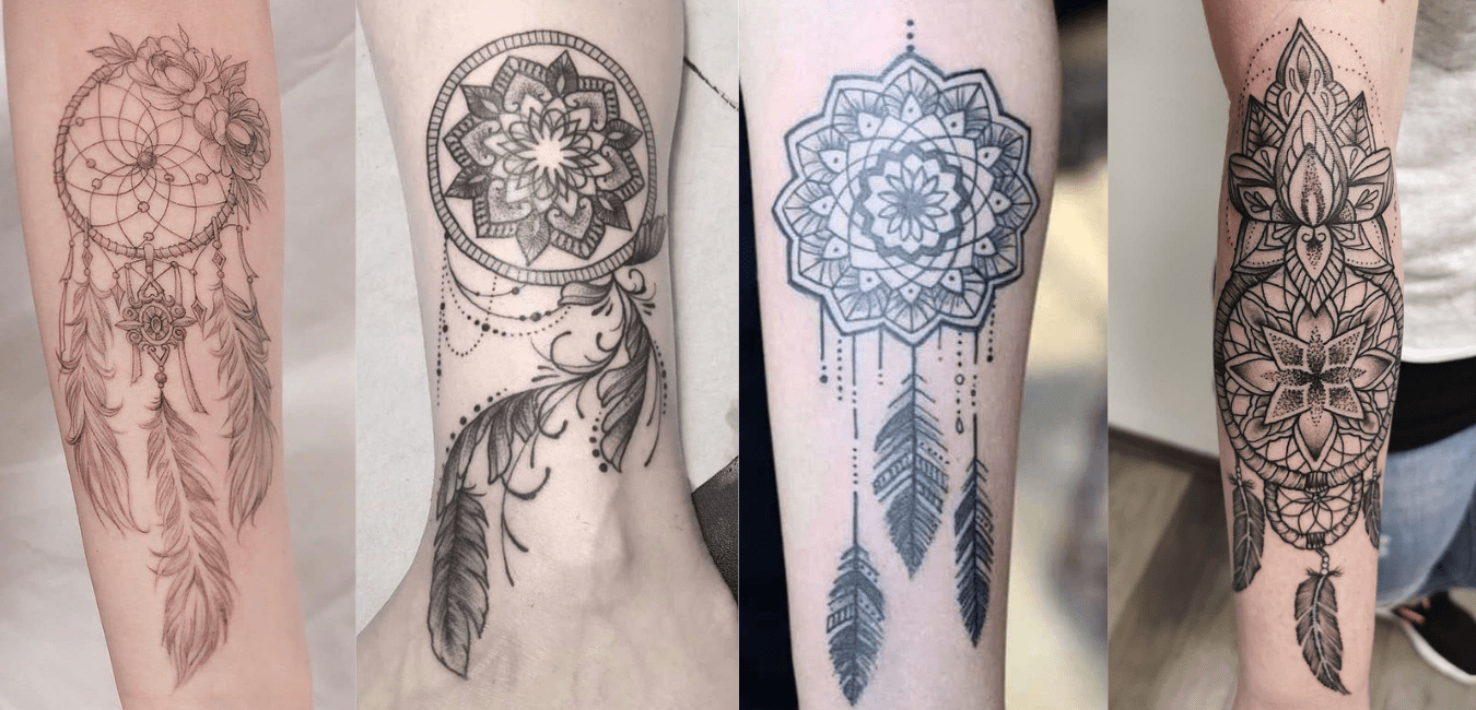 Tatouage Attrape-rêve Mandala