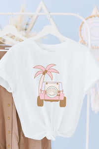 Thumbnail for Summer Tropical Truck Graphic Tee