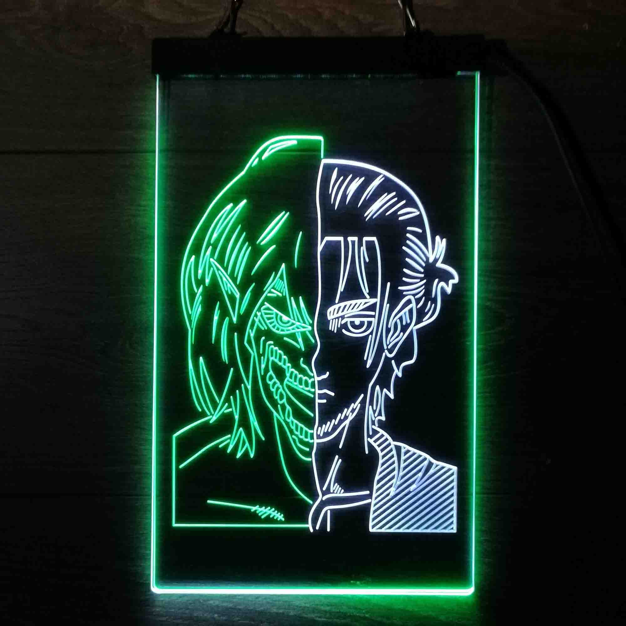 Attack on Titan Eren Jaeger Neon Sign | Pro LED Sign