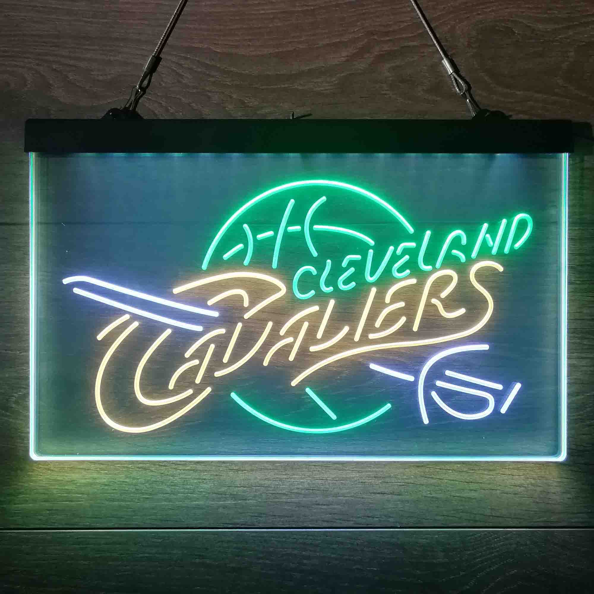 Cleveland Cavaliers  Neon 3-Color LED Sign