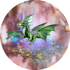 tie dye dragon