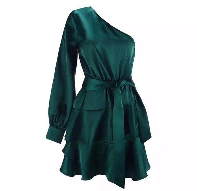 emerald casual dress