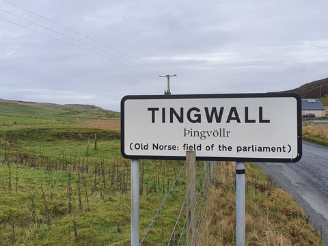 Tingwall, Shetland place names