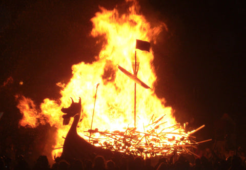 Galley burning, Lerwick Up Helly Aa