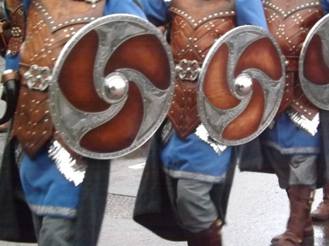 Viking shields, Lerwick Up Helly Aa