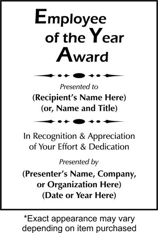 Employee of the Year Award