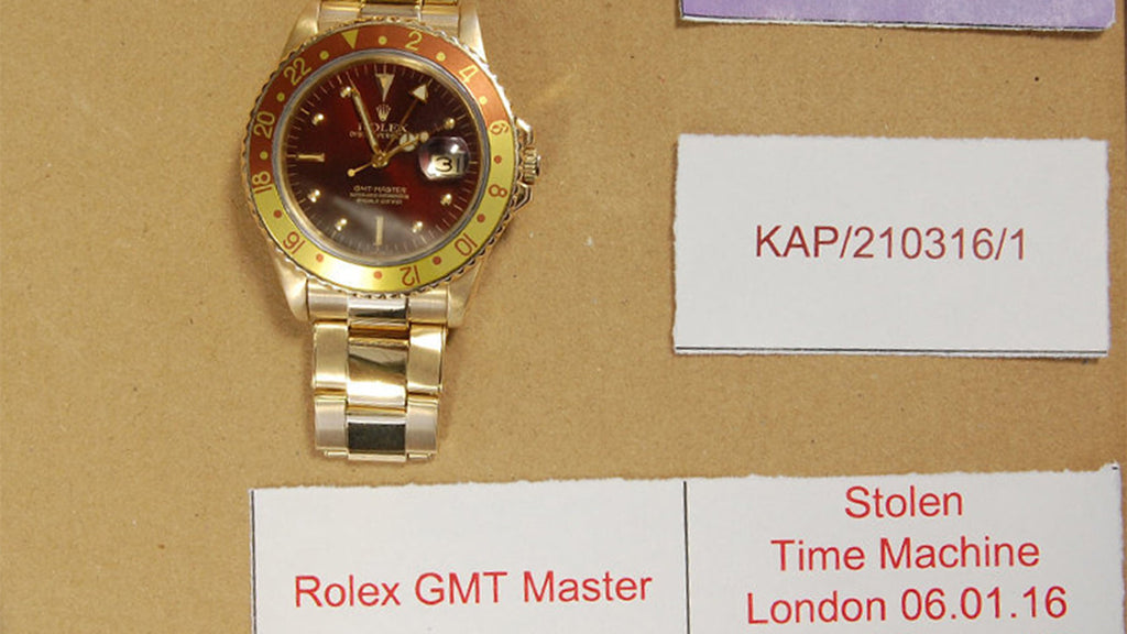 Stolen Rolex GMT Master vintage police report