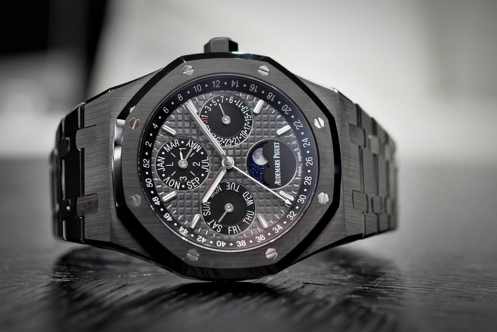 black ceramic audemars piguet royal oak perpetual calendar