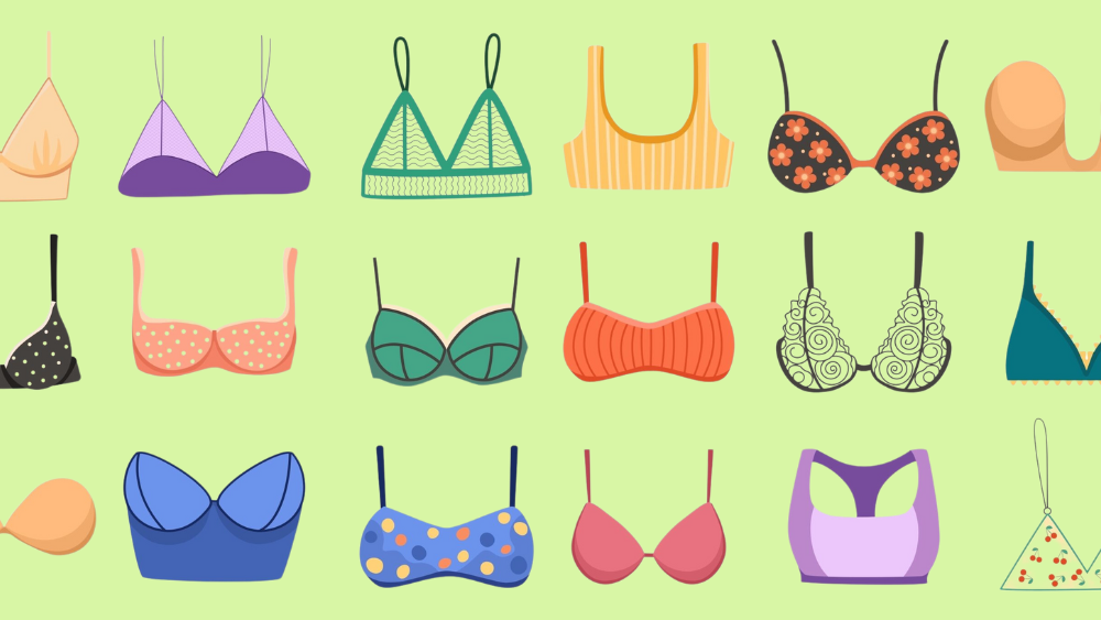 Lots of bras, an illustration