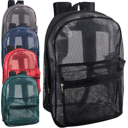 Wholesale 17 Inch Multicolor Backpack - 4 Color - 24 pcs – Premier Dealz