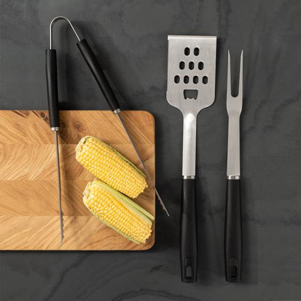 Vaggan 3-piece barbecue set - Barbecue accessories - Fork / Spatula / tongs