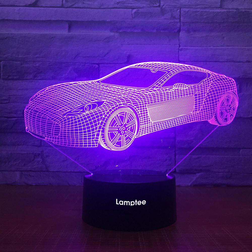 Traffic Car Stereo 3D Illusion Lamp Night Light 3DL1871