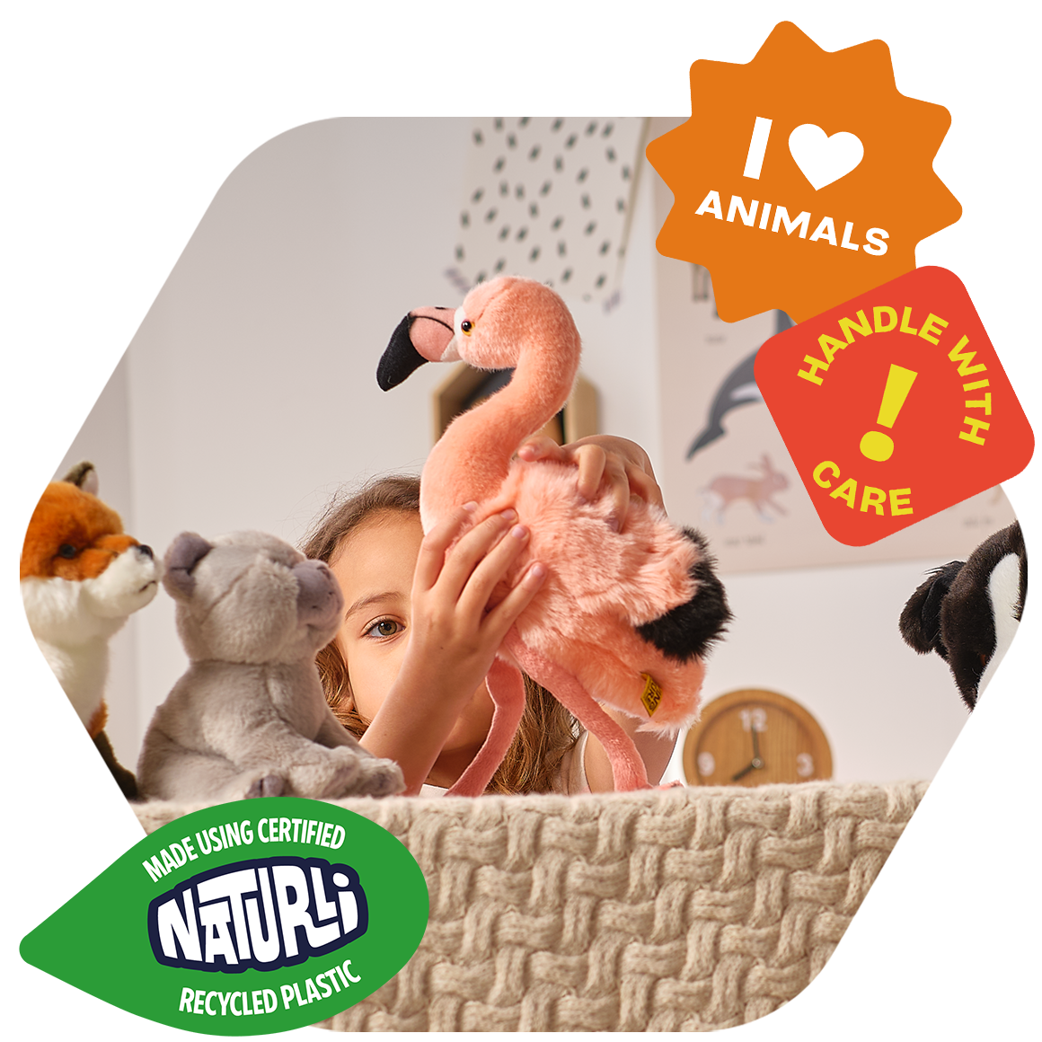 Plush Animal Soft Toy, Eco Friendly Toys