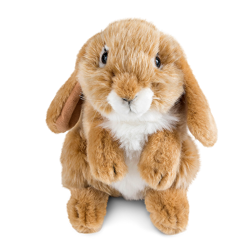 Dutch Lop Eared Rabbit Soft Toy (Grey) | Eco Friendly Gifts