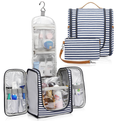 Fashion Women's Striped Toiletry Bags