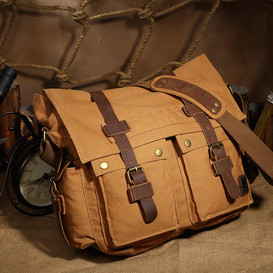 Brown Crossbody Messenger Bag