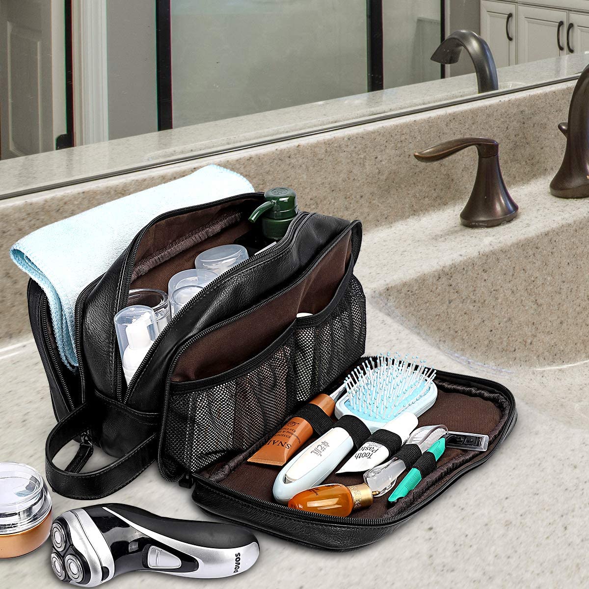 Small Men’s Travel Toiletry Bag