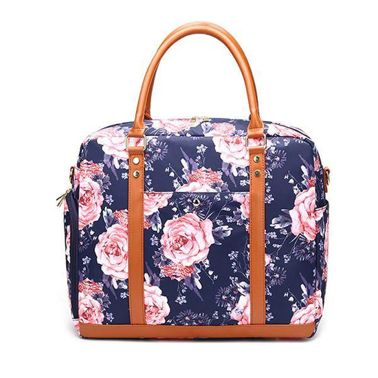 colorful duffel bag