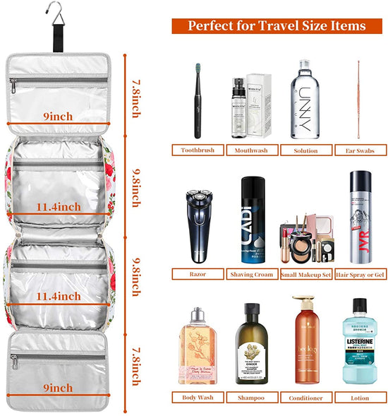 Trip-fold Cosmetic Bag