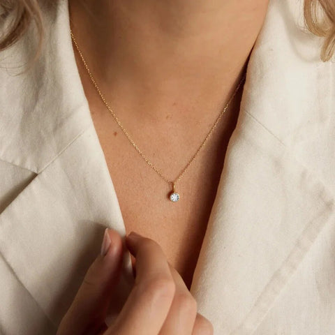 Elegant birthstone jewelry piece, showcasing the intricate setting of a personalized gem