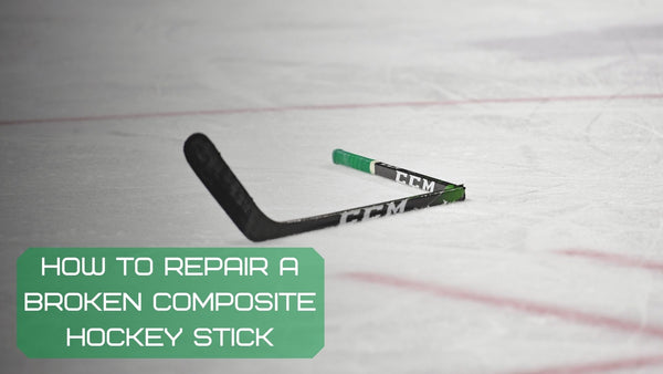 how to repair a broken composite hockey stick fixwell hockey