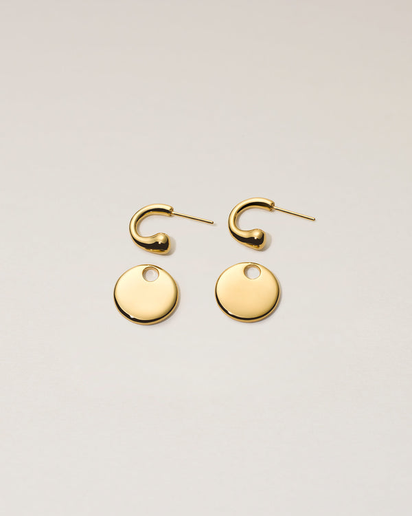 CUBE PIERCED EARRINGS - K24P – SARARTH