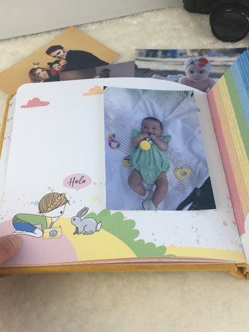 Álbum de fotos bebé personalizado II Niña. Álbum bebé scrapbook