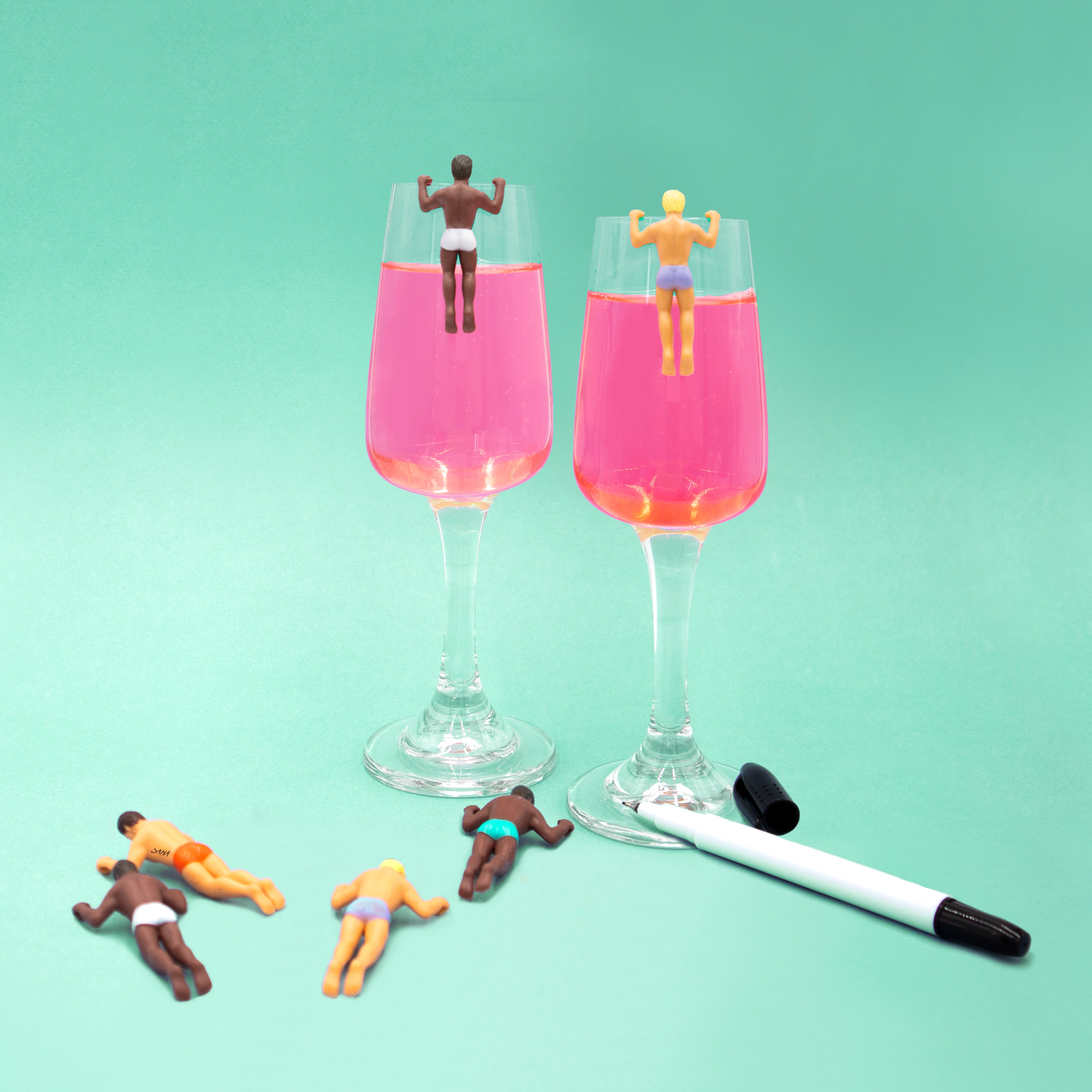 Party Pack Drink Markers-12 Pack