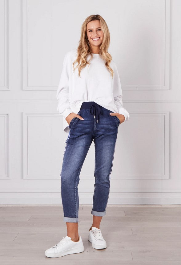 Alex Jogger- Denim Blue – Jack and Sarah