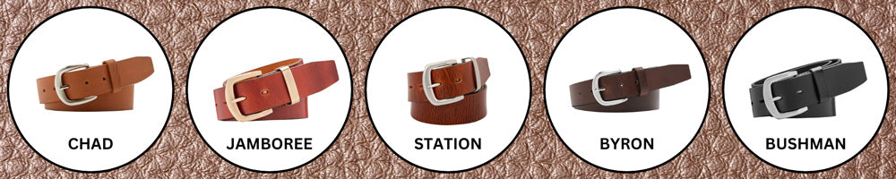 Featured Full Grain Leather Belts from Our Collection