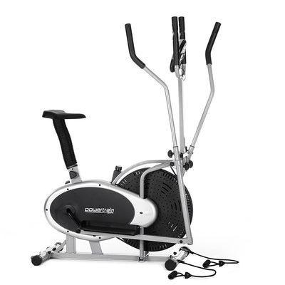 Powertrain 3 in 1 Elliptical Cross Trainer Exercise Bike with