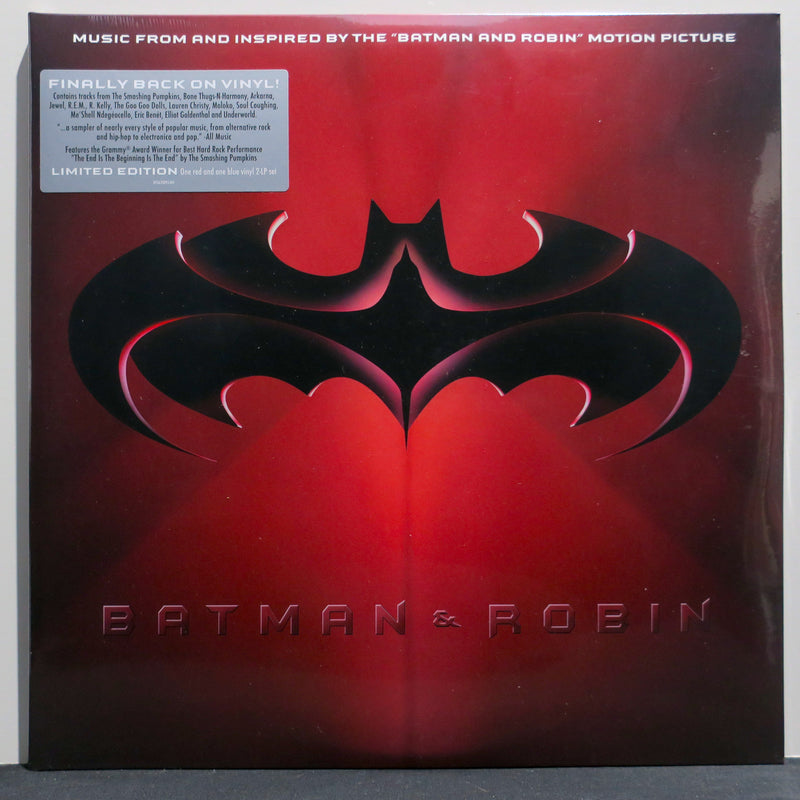 BATMAN & ROBIN' Soundtrack RED/BLUE Vinyl LP | GOLDMINE RECORDS