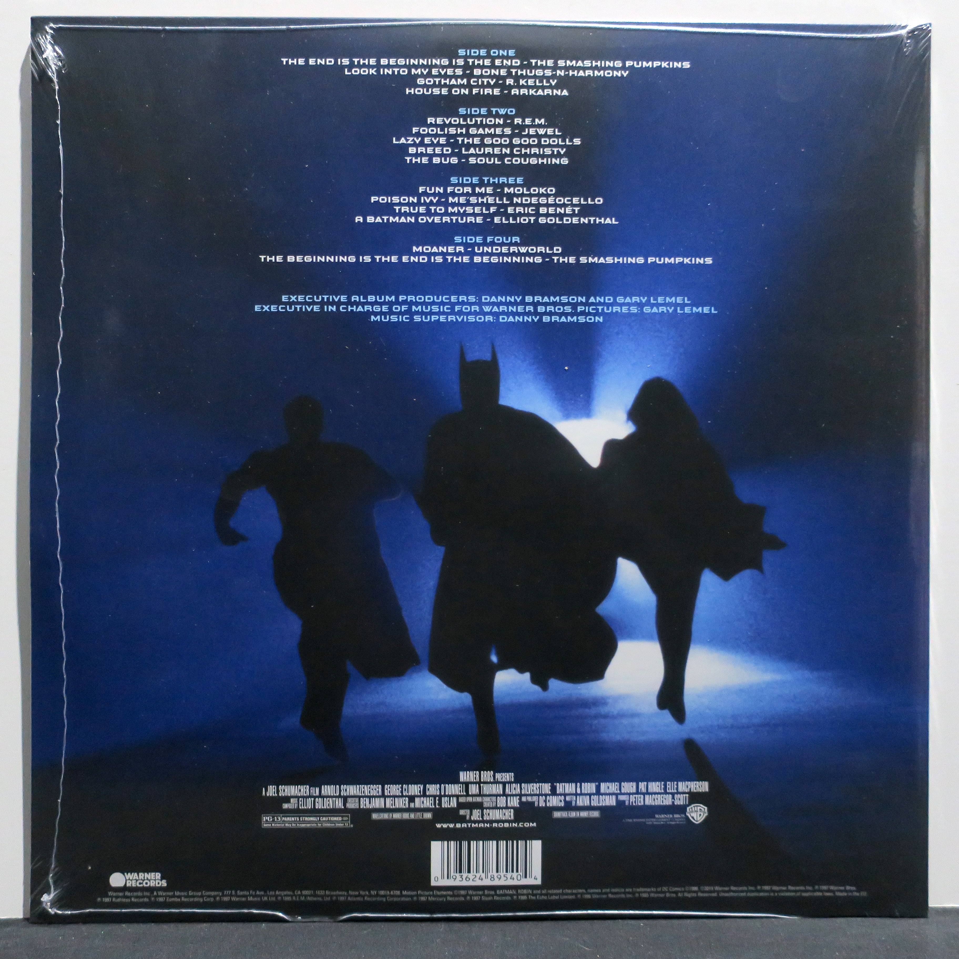 BATMAN & ROBIN' Soundtrack RED/BLUE Vinyl LP | GOLDMINE RECORDS