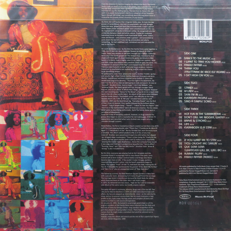 SLY & THE FAMILY STONE 'Best Of' 180g PINK Vinyl 2LP